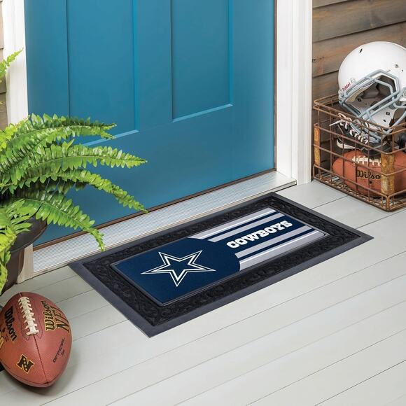 Team Sports America NFL DALLAS COWBOYS Sassafras Switch Door Mat Insert, 22 x 10 - Picture 2 of 5